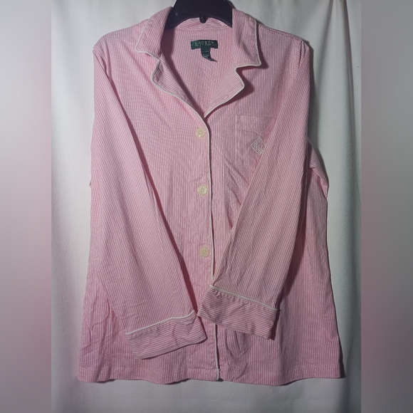 Pink Striped Button-Up Shirt - Picture 5 of 6